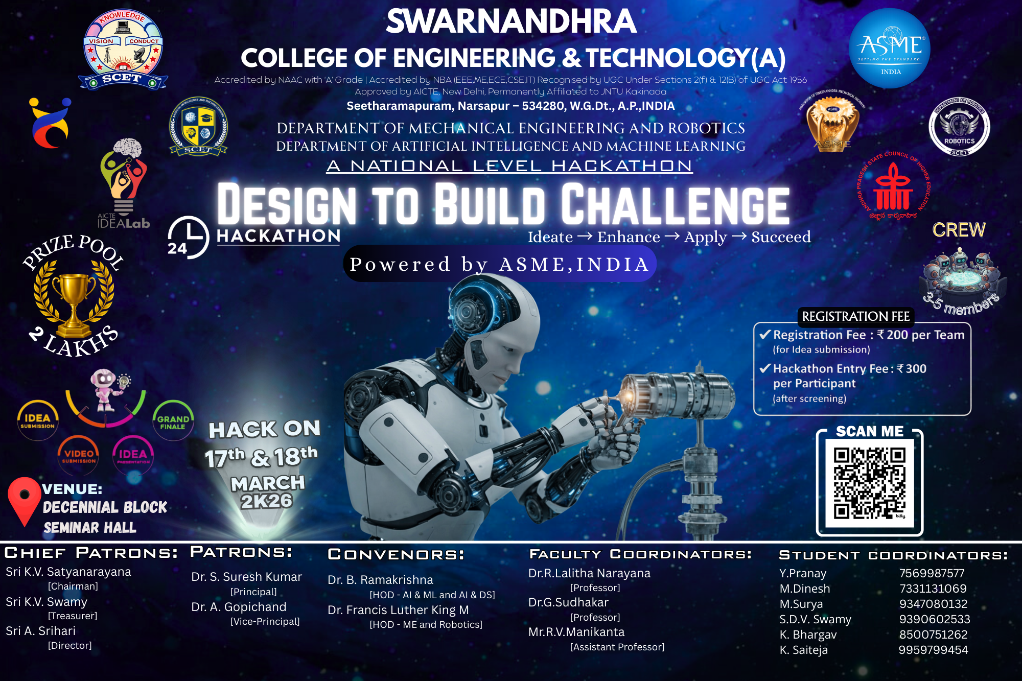 Design to Build Challenge 2026 Poster