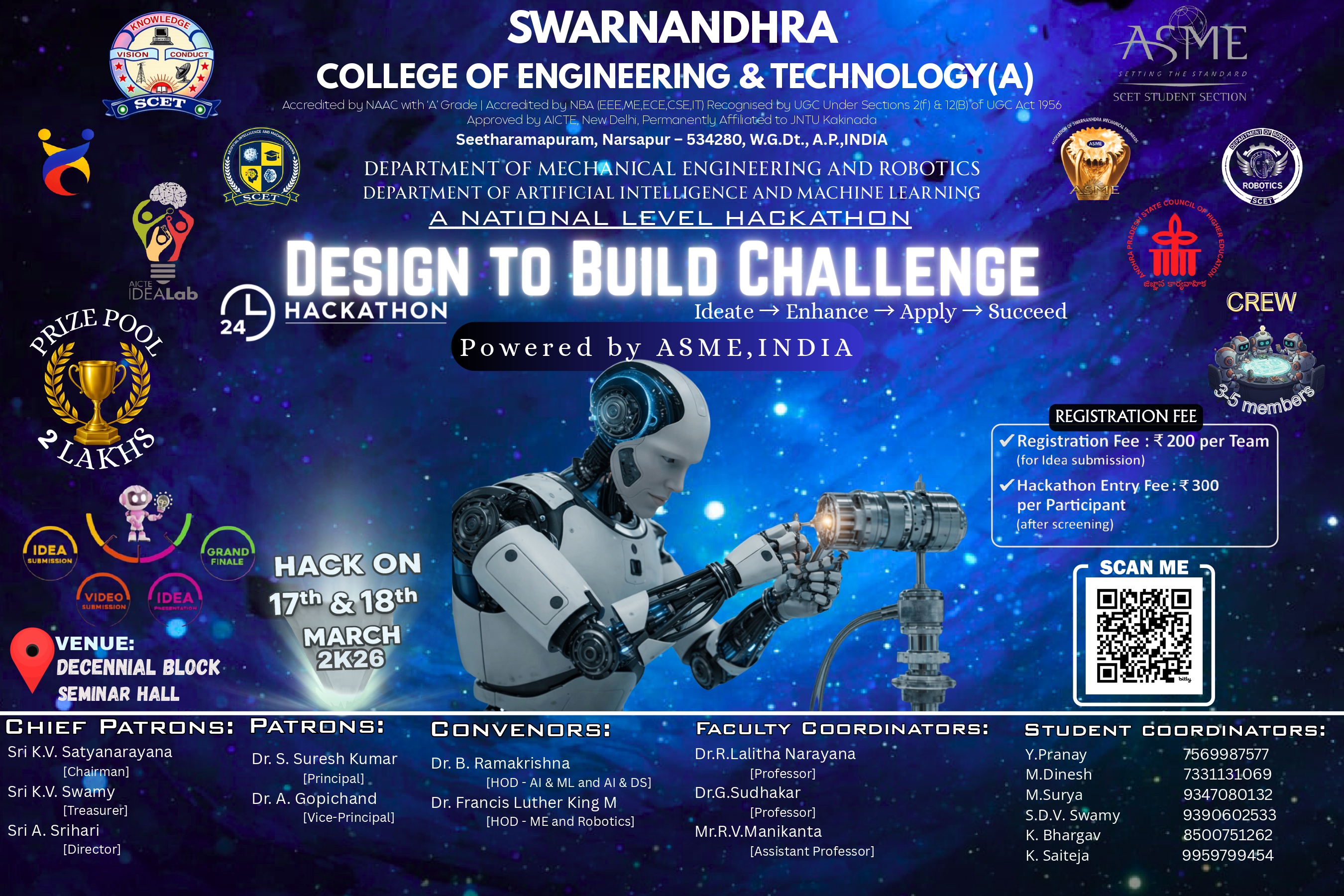 Design to Build Challenge 2026 Poster
