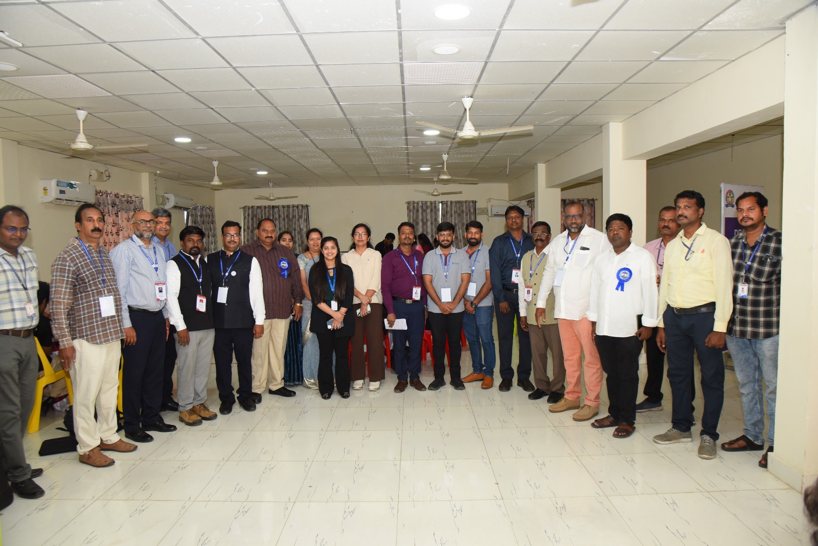 Sri. K. Venkateswara Swamy, Treasurer, along with Directors Sri A. Sri Hari, Sri S. Keerthi, and Sri T. V. L. Prasad visited on 17-03-2026