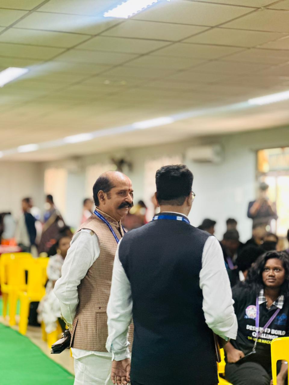 The Design to Build Engineering Challenge, a 24-hour National Innovation Hackathon, was successfully conducted and inspired by the visit of Sr.Kondaveeti Satyanarayana Garu, Chairman of Swarnandhra College of Engineering and Technology.