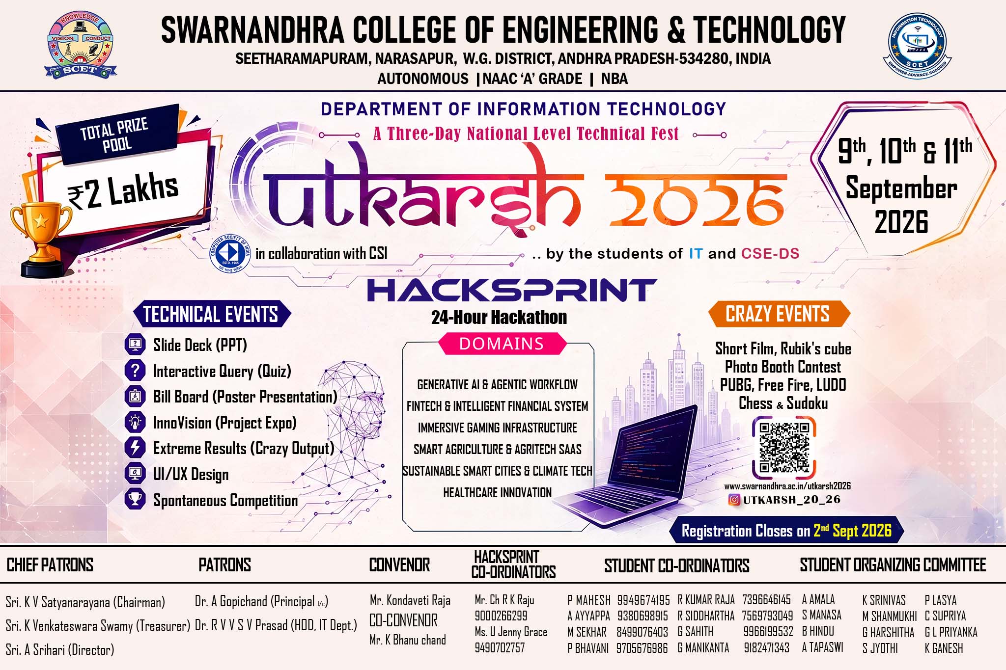 UTKARSH 2026 Banner